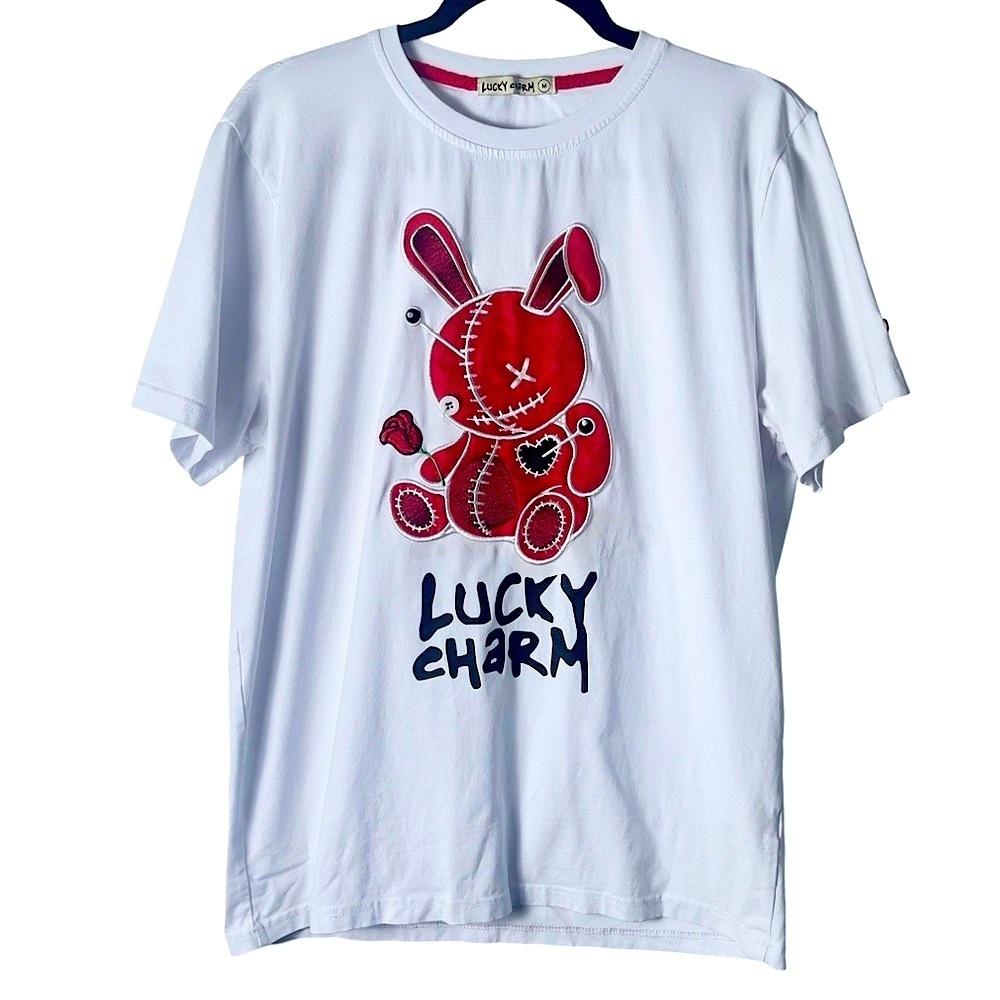 BKYS - Black Keys Lucky Charm Tee Patch White Red